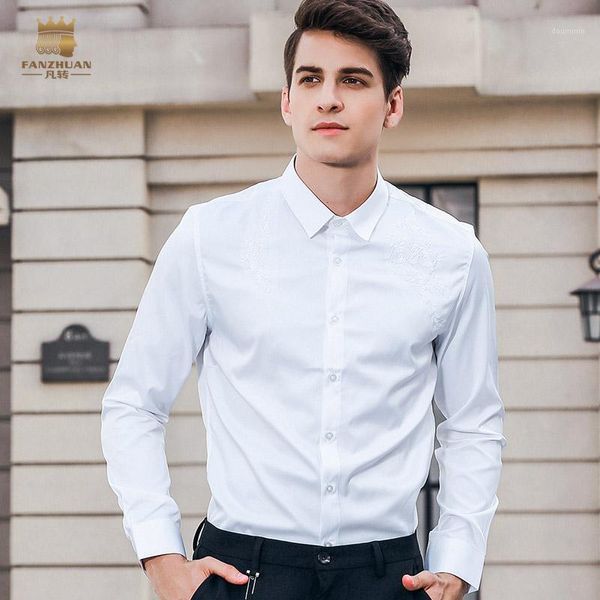 fanzhuan men's male shirt man white fashion clothing groom wedding banquet dress embroidered long sleeve white shirt 8220371, White;black
fanzhuan men's male shirt man white fashion clothing groom wedding banquet dress embroidered long sleeve white shirt 8220371, White;black