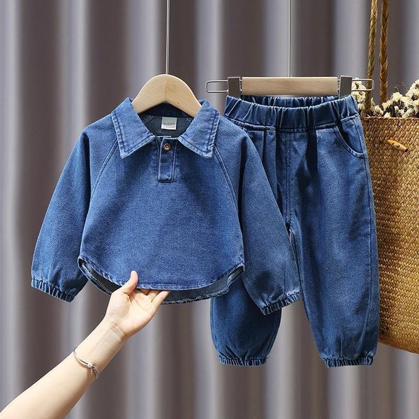 children spring autumn denim clothingset baby boys girls jackets jeans 2pcs outfit kids handsome casual denim clothesx1019, White
children spring autumn denim clothingset baby boys girls jackets jeans 2pcs outfit kids handsome casual denim clothesx1019, White