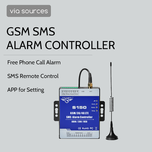 alarm systems s150 rtu sms telemetry gsm security system remote control iot switch  relay smart home 8 digital input lte cellular
alarm systems s150 rtu sms telemetry gsm security system remote control iot switch  relay smart home 8 digital input lte cellular