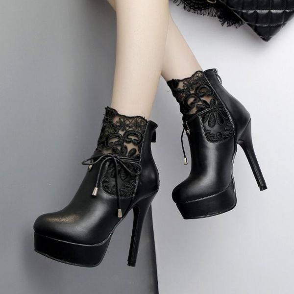 ymechic ankle lace edge boots for women shoes 2020 winter autumn fashion black back zipper high thin heel botas plataforma
ymechic ankle lace edge boots for women shoes 2020 winter autumn fashion black back zipper high thin heel botas plataforma