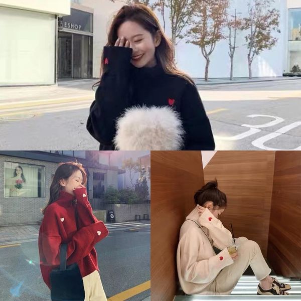 qxa07 autumn collar 2019 new women's wear korean version versatile high winter love net red sweater women's sweater akvrr, White;black
qxa07 autumn collar 2019 new women's wear korean version versatile high winter love net red sweater women's sweater akvrr, White;black