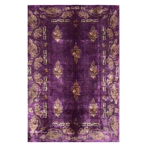 6.56'x9.84' hand knotted purple floral silk carpets hand weave silk oriental area rug
6.56'x9.84' hand knotted purple floral silk carpets hand weave silk oriental area rug
