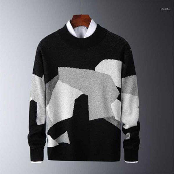 2020 autumn and winter new men's sweater casual patchwork pullover men fashion personality warm o-neck pullovers sweaters1, White;black
2020 autumn and winter new men's sweater casual patchwork pullover men fashion personality warm o-neck pullovers sweaters1, White;black