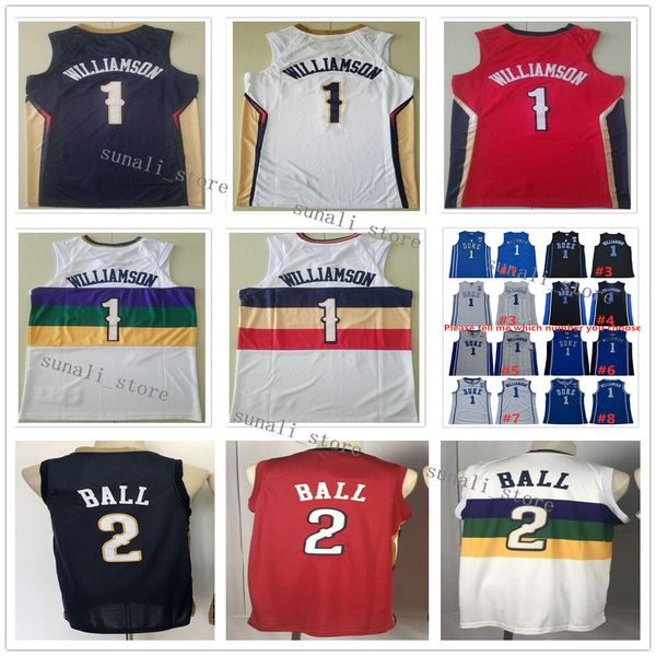stitched men youth kids zion 1 williamson jerseys college basketball 2020 new blue red white lonzo 2 ball shirts shorts, Black;red
stitched men youth kids zion 1 williamson jerseys college basketball 2020 new blue red white lonzo 2 ball shirts shorts, Black;red