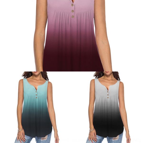 xngut 2020 pleated loose sleeveless gradient vest women's t-shirt button 2020 pleated button loose sleeveless gradient women's t-s, White
xngut 2020 pleated loose sleeveless gradient vest women's t-shirt button 2020 pleated button loose sleeveless gradient women's t-s, White