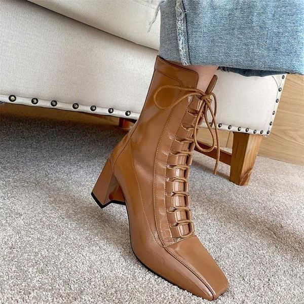 boots 2021 women fashion .5cm high heels shoes winter lace up woman square toe ankle femalethick heel for, Black
boots 2021 women fashion .5cm high heels shoes winter lace up woman square toe ankle femalethick heel for, Black