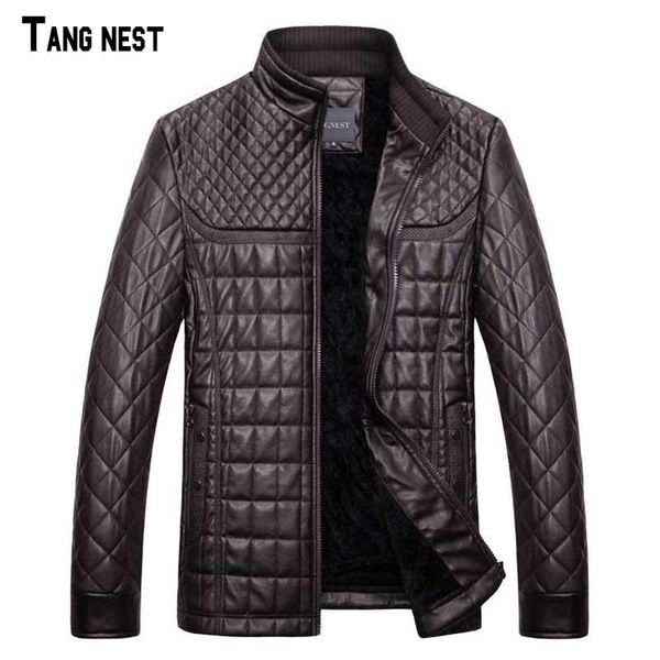 tangnest men pu leather jackets 2021 new winter fleece warm jackets pu leather slim fit stand collar cool for man mwp480, Black
tangnest men pu leather jackets 2021 new winter fleece warm jackets pu leather slim fit stand collar cool for man mwp480, Black