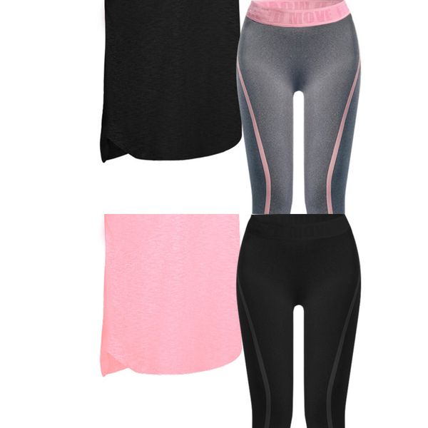 wvioce women yoga set gym fitness clothes shirt+pants running tight jogging workout yoga leggings sport suits plus size l-xxxxl c0122, Black;white
wvioce women yoga set gym fitness clothes shirt+pants running tight jogging workout yoga leggings sport suits plus size l-xxxxl c0122, Black;white