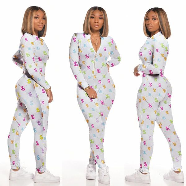 2020 brand tracksuits jumpsuits print zip long sleeve summer elastic rompers drop shipping, Black;white
2020 brand tracksuits jumpsuits print zip long sleeve summer elastic rompers drop shipping, Black;white