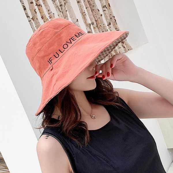 wide brim hats h7624 women fisherman hat girl summer chic sunshade sunscreen bucket cap japanese all-match fashion sun protection sweet caps, Blue;gray
wide brim hats h7624 women fisherman hat girl summer chic sunshade sunscreen bucket cap japanese all-match fashion sun protection sweet caps, Blue;gray