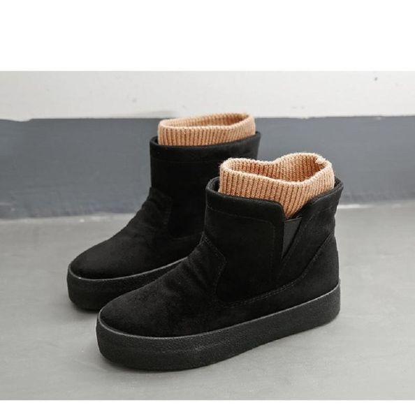 snow boots women winter 2020 short boot thick soles ankle boots mixed with velvety warm cotton shoes casual, Black
snow boots women winter 2020 short boot thick soles ankle boots mixed with velvety warm cotton shoes casual, Black