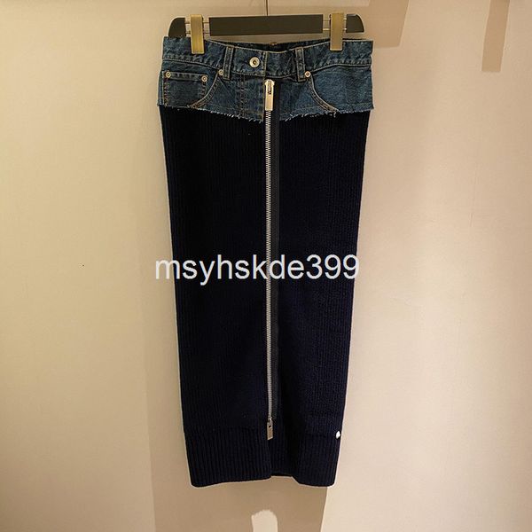 two piece dress niche autumn and winter 20 zipper stitched wool knitted denim skirt long hip wrap skirt women, White
two piece dress niche autumn and winter 20 zipper stitched wool knitted denim skirt long hip wrap skirt women, White
