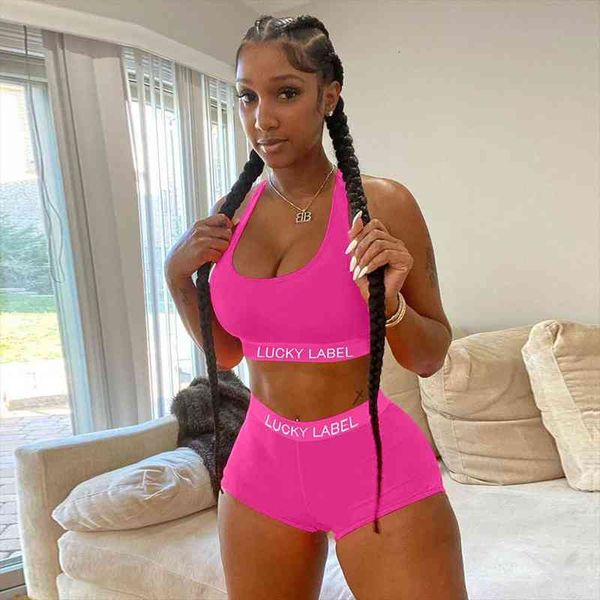 lucky label letter print womens sport summer u neck workout tank and high waist skinny biker short athleisure outfit, Gray
lucky label letter print womens sport summer u neck workout tank and high waist skinny biker short athleisure outfit, Gray