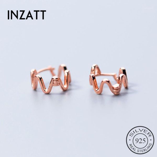 hoop & huggie inzareal 925 sterling silver geometric wave earrings for women party fine jewelry accessories gift1, Golden;silver
hoop & huggie inzareal 925 sterling silver geometric wave earrings for women party fine jewelry accessories gift1, Golden;silver