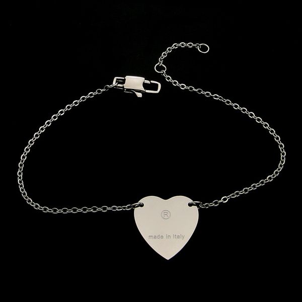 3 colors women designer bangles love heart pendant stainless steel bracelets, Black
3 colors women designer bangles love heart pendant stainless steel bracelets, Black