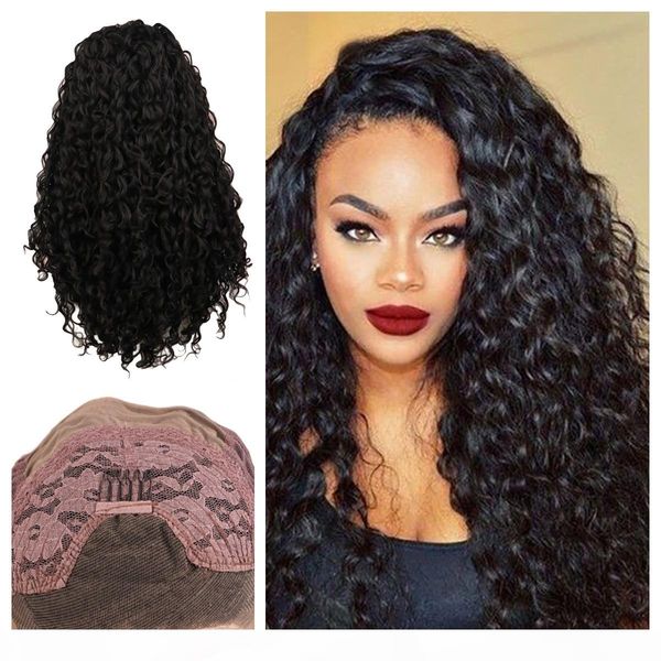 natural black long kinky curly hair 1pc lot synthetic lace front wigs baby hair high temperature fiber soft lace wigs for black women
natural black long kinky curly hair 1pc lot synthetic lace front wigs baby hair high temperature fiber soft lace wigs for black women