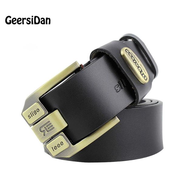 geersidan 2020 100% cow genuine leather belt for men brand male strap pin buckle fancy vintage jean cintos men belt, Black;brown
geersidan 2020 100% cow genuine leather belt for men brand male strap pin buckle fancy vintage jean cintos men belt, Black;brown
