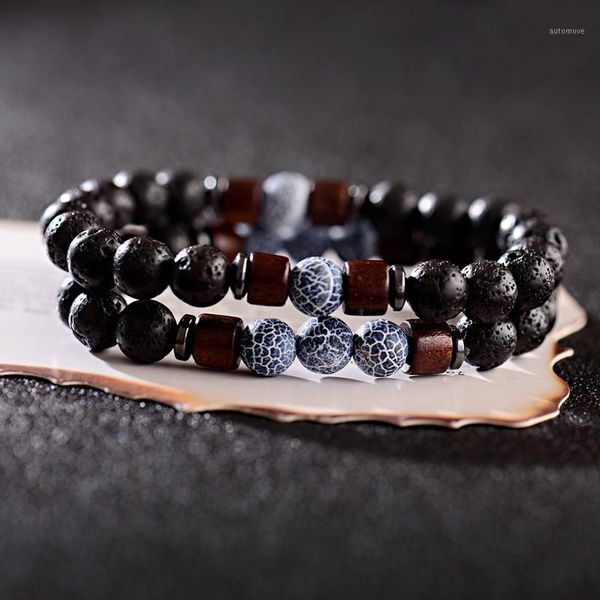 couples natural stone beaded distance bracelet set charm wood yoga bracelet homme for men women friend gift1, Black
couples natural stone beaded distance bracelet set charm wood yoga bracelet homme for men women friend gift1, Black