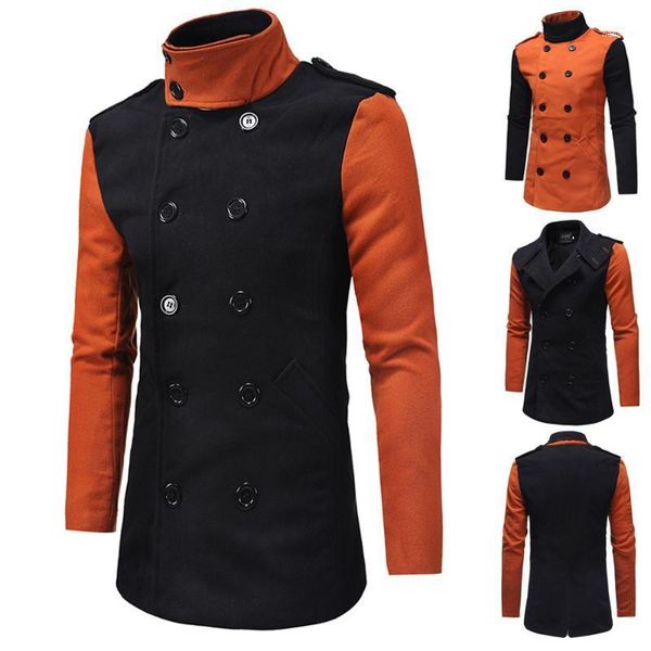 2020 autumn and winter new style england men fashion joint double breasted woolen cloth coat foreign trade men middle long coat1, Tan;black
2020 autumn and winter new style england men fashion joint double breasted woolen cloth coat foreign trade men middle long coat1, Tan;black