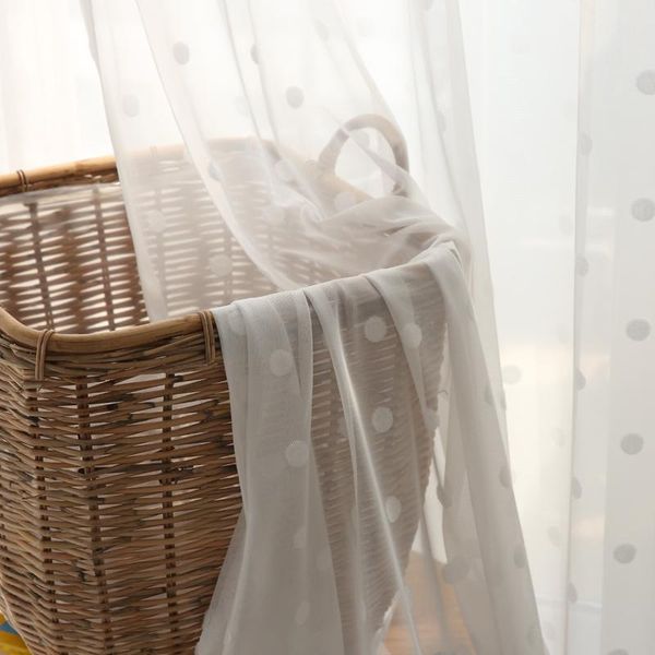 white dots flocking curtain window bedroom sheer fabrics drape bay kitchen panel cortinas tulle curtain home decoration zh217#4
white dots flocking curtain window bedroom sheer fabrics drape bay kitchen panel cortinas tulle curtain home decoration zh217#4