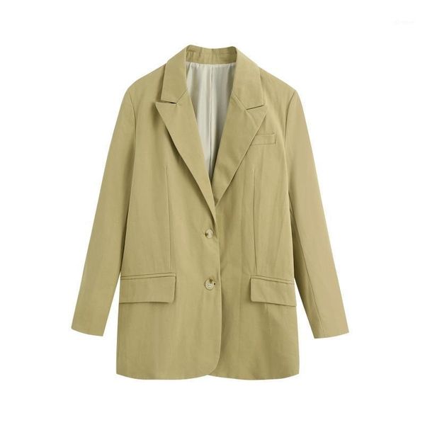 fashion women tailored collar solid suit coat casual female long sleeve outerwear office lady loose c9761, White;black
fashion women tailored collar solid suit coat casual female long sleeve outerwear office lady loose c9761, White;black