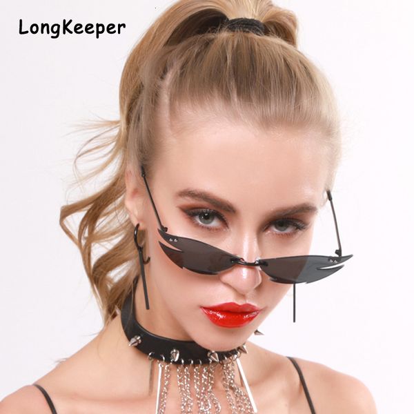vintage rimless sunglasses women unique trend cat eye sun glasses retro black eyeglasses female gafas sharp shape shades uv400, White;black
vintage rimless sunglasses women unique trend cat eye sun glasses retro black eyeglasses female gafas sharp shape shades uv400, White;black
