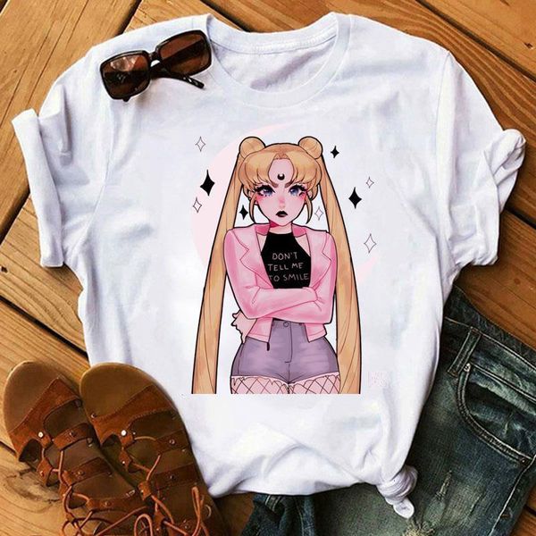 summer women's fashion large size casual harajuku tshirt tipos cartoon letters ulzzang short sleeve funny women t-shirt, White
summer women's fashion large size casual harajuku tshirt tipos cartoon letters ulzzang short sleeve funny women t-shirt, White