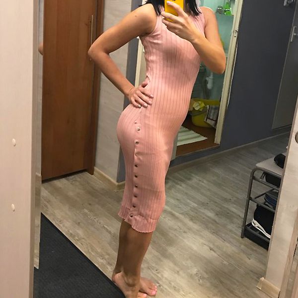 gagarich women bodycon dress slim solid o-neck knitted long stretch ladies dresses 2019 summer vestidos y200805, Black;pink
gagarich women bodycon dress slim solid o-neck knitted long stretch ladies dresses 2019 summer vestidos y200805, Black;pink