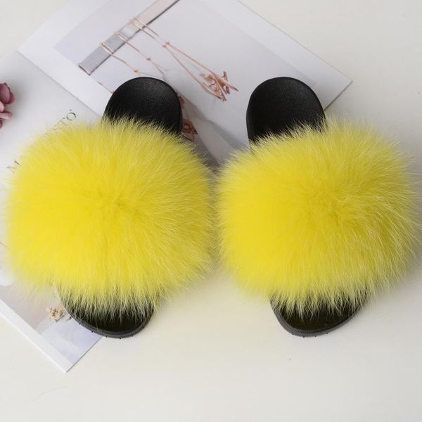 new fur slippers women's fashion in spring and summer real fur slippers household one word, Black
new fur slippers women's fashion in spring and summer real fur slippers household one word, Black