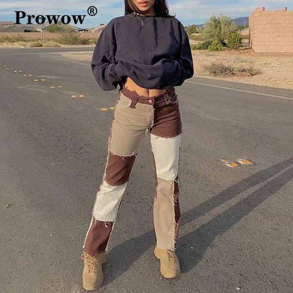 high waist y2k distressed straight leg mom jeans women fall 100% cotton color blocked patchwork harajuku casual denim pants 201029, Blue
high waist y2k distressed straight leg mom jeans women fall 100% cotton color blocked patchwork harajuku casual denim pants 201029, Blue