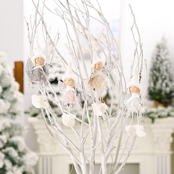 decoration doll pendant kid gift 2021 home new year christmas plush angel dolls with cute hat xmas tree ornament noel
decoration doll pendant kid gift 2021 home new year christmas plush angel dolls with cute hat xmas tree ornament noel