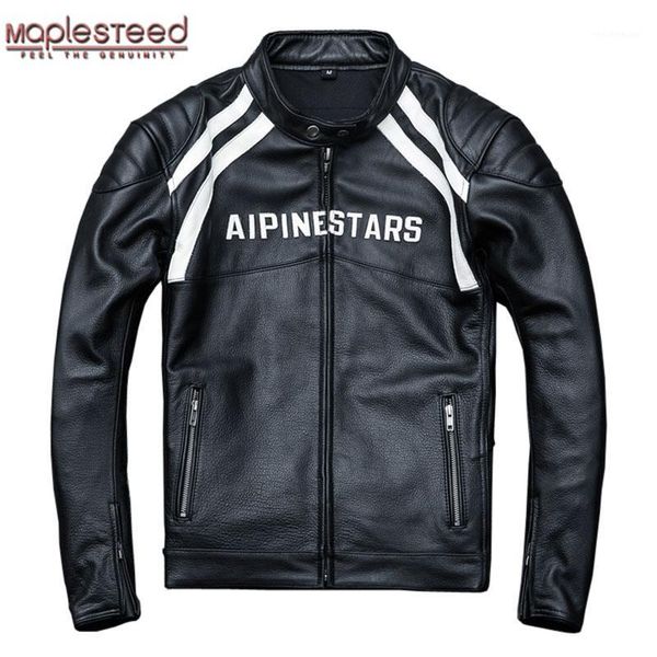 maplesteed protectors installable motorcycle jacket men 100% cow leather thick moto club jacket men's biker coat winter 4xl m0151, Black
maplesteed protectors installable motorcycle jacket men 100% cow leather thick moto club jacket men's biker coat winter 4xl m0151, Black