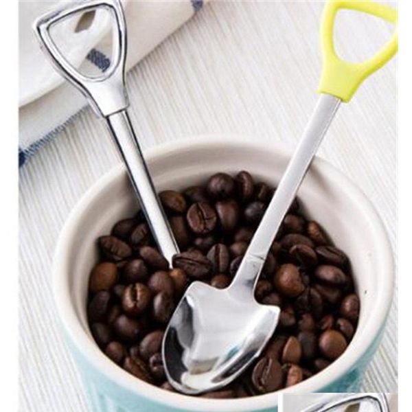 stainless steel coffee spoon fork shovel shape soup spoons creative tableware kitchen bar reusable qylqit hxclothes
stainless steel coffee spoon fork shovel shape soup spoons creative tableware kitchen bar reusable qylqit hxclothes