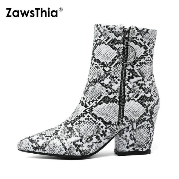 zawsthia 2020 winter fall seaon yellow green woman boots point toe thick high heels shoes snake print women ankle boots, Black
zawsthia 2020 winter fall seaon yellow green woman boots point toe thick high heels shoes snake print women ankle boots, Black