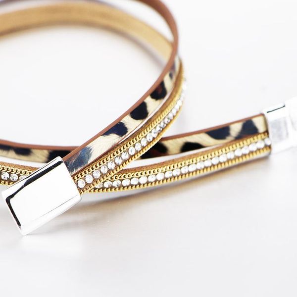 new snap jewelry 18mm leather snap bracelet wrap multilayer bohemian leopard leather for women men couple bbyadi, Golden;silver
new snap jewelry 18mm leather snap bracelet wrap multilayer bohemian leopard leather for women men couple bbyadi, Golden;silver