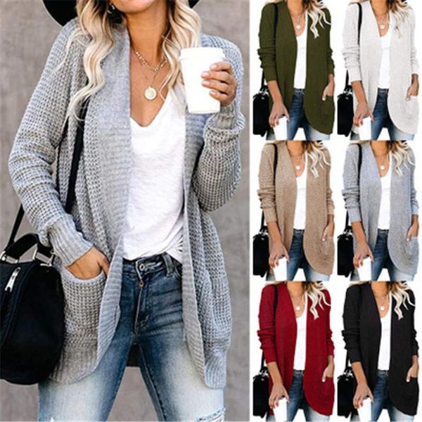 fashion trend solid color long sleeve big pocket mid-length designer female autumn new loose casual sweater ladies cardigan sweater, White;black
fashion trend solid color long sleeve big pocket mid-length designer female autumn new loose casual sweater ladies cardigan sweater, White;black