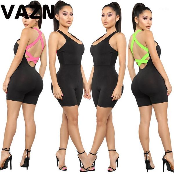 vazn new prodduct 2020 summer lady black solid playsuit spaghetti strap blackless chic playsuit young girl club romper1, Black;white
vazn new prodduct 2020 summer lady black solid playsuit spaghetti strap blackless chic playsuit young girl club romper1, Black;white