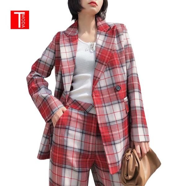 tmoda508 2021 chic plaid notched blazers women fashion double breasted check jacket elegant ladies long sleeve suits coats, White;black
tmoda508 2021 chic plaid notched blazers women fashion double breasted check jacket elegant ladies long sleeve suits coats, White;black