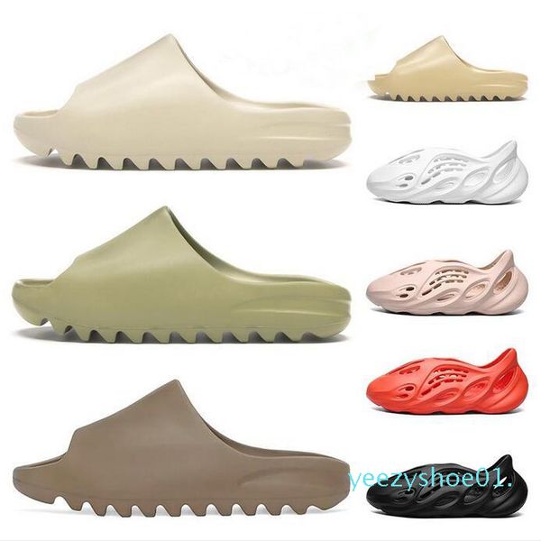 2020 foam runner kanye west slippers bone white triple black resin slides sandals men women fashion loafers slipper y01
2020 foam runner kanye west slippers bone white triple black resin slides sandals men women fashion loafers slipper y01