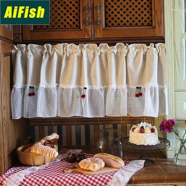 1 pcs rod pocket cherry lace tulle half short curtain living room beige linen curtains kitchen cabinet cafe decoration drapes 351
1 pcs rod pocket cherry lace tulle half short curtain living room beige linen curtains kitchen cabinet cafe decoration drapes 351