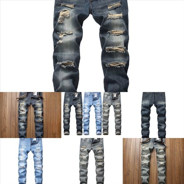 v6rmk men jeans autumn hip print denim hole pants classic newspaper letter printed casual slim cowboys trousers man young hop jeans for, Black
v6rmk men jeans autumn hip print denim hole pants classic newspaper letter printed casual slim cowboys trousers man young hop jeans for, Black