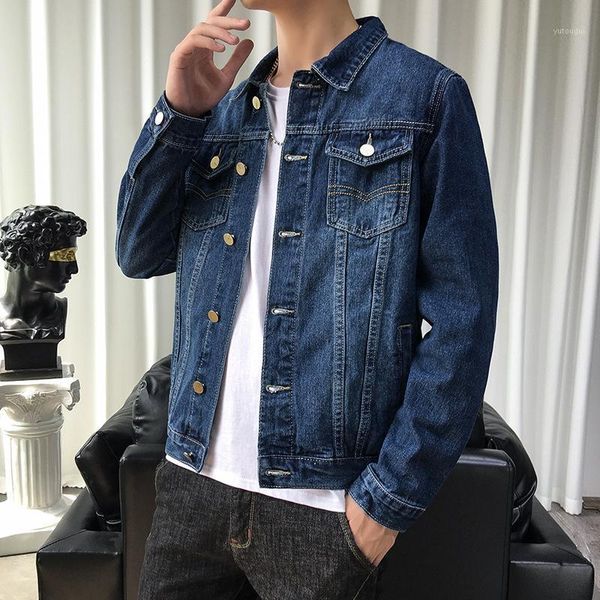 2021 spring autumn denim coats men cotton jacket jean outwear male cowboy denim loose korean casual clothes hip hop streetwear1, Black;brown
2021 spring autumn denim coats men cotton jacket jean outwear male cowboy denim loose korean casual clothes hip hop streetwear1, Black;brown