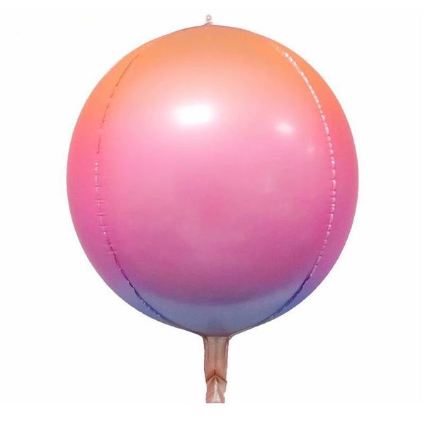 1 Pcs 22inch Gradient Color 4d Disco Helium Balloon Birthday Wedding Party Decoration Balloon P Props Baby Shower K Bbygkx