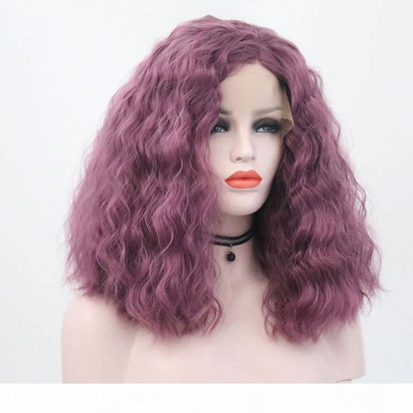 purple short curly wig synthetic bob cut heat resistant fiber hair purple short bob curly synthetic lace front wigs for white women, Black
purple short curly wig synthetic bob cut heat resistant fiber hair purple short bob curly synthetic lace front wigs for white women, Black