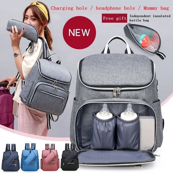 multi-function fashion usb mummy out the new portable diaper backpack maternity baby bags for mom stroller bag y200107
multi-function fashion usb mummy out the new portable diaper backpack maternity baby bags for mom stroller bag y200107