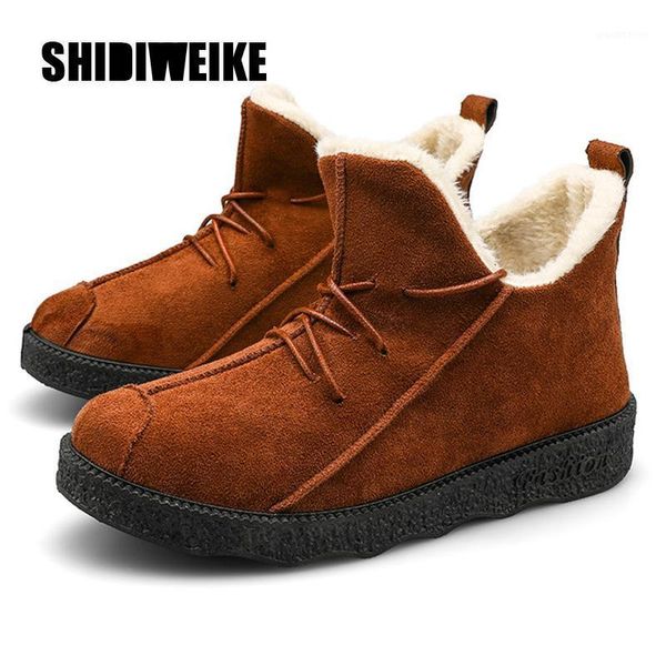 boots women ankle woman 2021 winter shoes suede warm plush flat snow female fashion black brown khaki v8511
boots women ankle woman 2021 winter shoes suede warm plush flat snow female fashion black brown khaki v8511