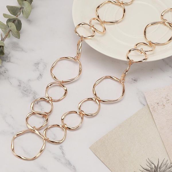 chains simple big circle long chain necklace elegant charm sweater coat necklaces for women fashion jewelry gift, Silver
chains simple big circle long chain necklace elegant charm sweater coat necklaces for women fashion jewelry gift, Silver