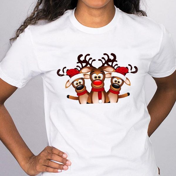 women graphic deer printing fashion winter 90s merry christmas clothes print lady tees clothing female t shirt t-shirt, White 
women graphic deer printing fashion winter 90s merry christmas clothes print lady tees clothing female t shirt t-shirt, White