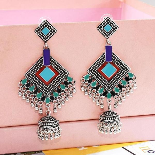 egypt vintage bells drop earrings for women gold alloy ethnic female statement earring fashion ear jewelry brincos1, Silver 
egypt vintage bells drop earrings for women gold alloy ethnic female statement earring fashion ear jewelry brincos1, Silver