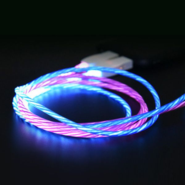 visible 1m mircro usb/type-c smart data lighting cable led flowing wire luminous flat charging line
visible 1m mircro usb/type-c smart data lighting cable led flowing wire luminous flat charging line